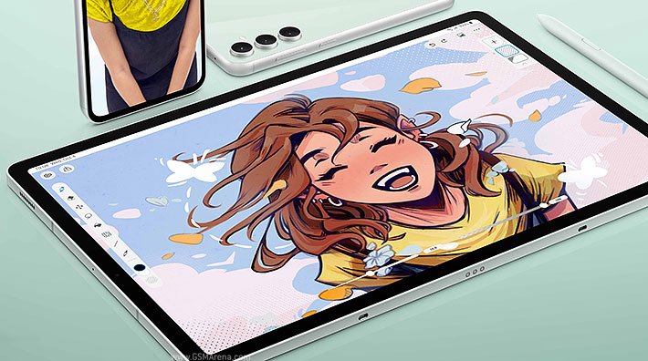 Samsung Galaxy Tab S9 FE tablet front view